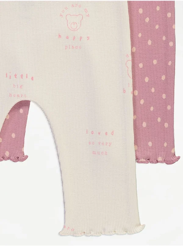 Set 3 Tuta për Vajza – Me Dizajn Arushi dhe Pika