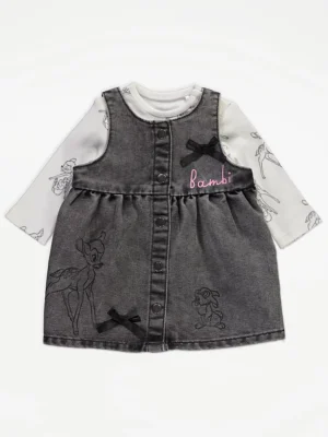 Set “Bambi” me 2 Pjesë – Fustan dhe Bluzë me Mëngë të Gjatë