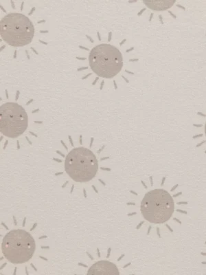 Grey Sunshine Stars Short Sleeve Bodysuits 7 Packkk