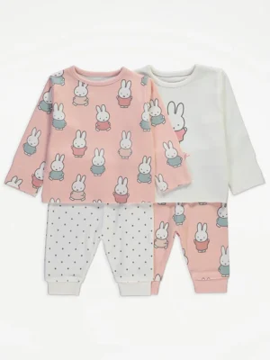 Set 2 Copësh me Bluze dhe Pantallona – Dizajne Miffy dhe Pika