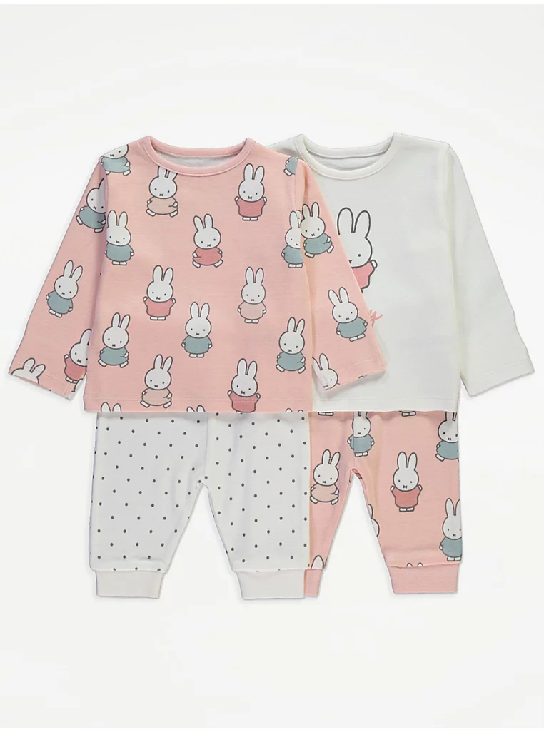 Set 2 Copësh me Bluze dhe Pantallona – Dizajne Miffy dhe Pika