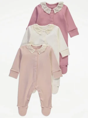 Pizham për Foshnja – Rozë e Errët, Rozë e Çelët & Krem