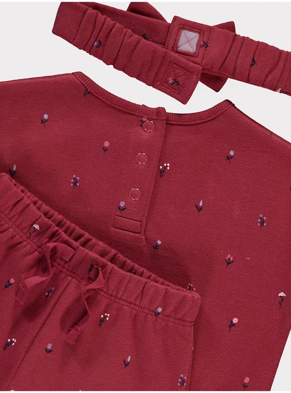 Set 3 Pjesësh – Bluze, Pantallona dhe Fiongo