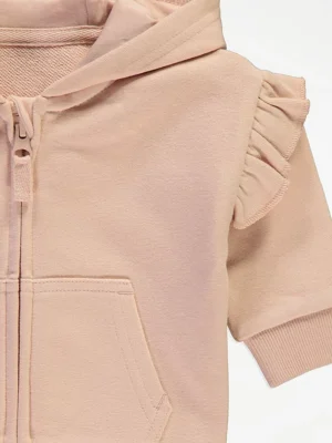 Spotty Frill Zip Up Hoodies 2 Packm