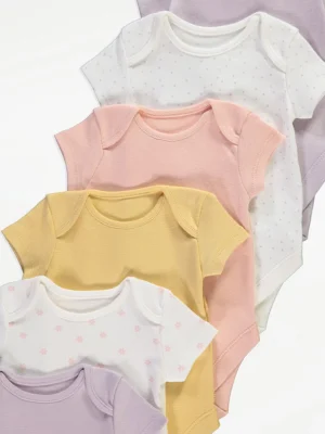 Spring Short Sleeve Bodysuits 10 Packk