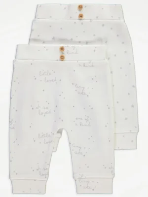 White Star Bodysuit and Leggings Set 2 Packc