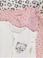 Tuta gjumi për bebe, me dizajn leopard