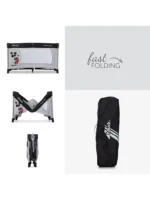 Krevat udhëtimi për fëmijë Hauck Disney – me figurën e Mickey dhe yje – Dream N Play