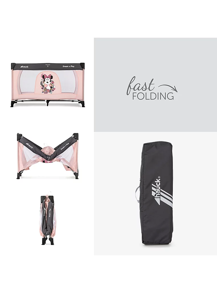 Krevat udhëtimi Hauck Disney Minnie Sweetheart Dream N Play