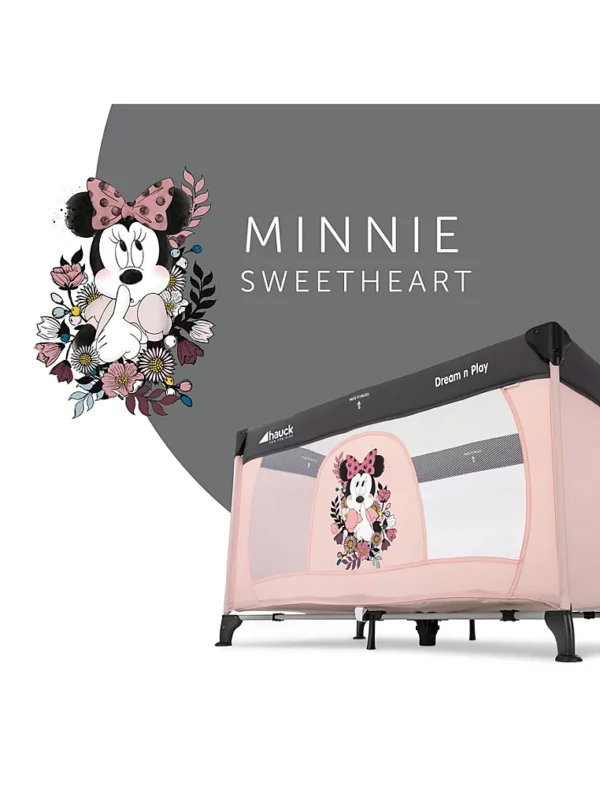 Krevat udhëtimi Hauck Disney Minnie Sweetheart Dream N Play