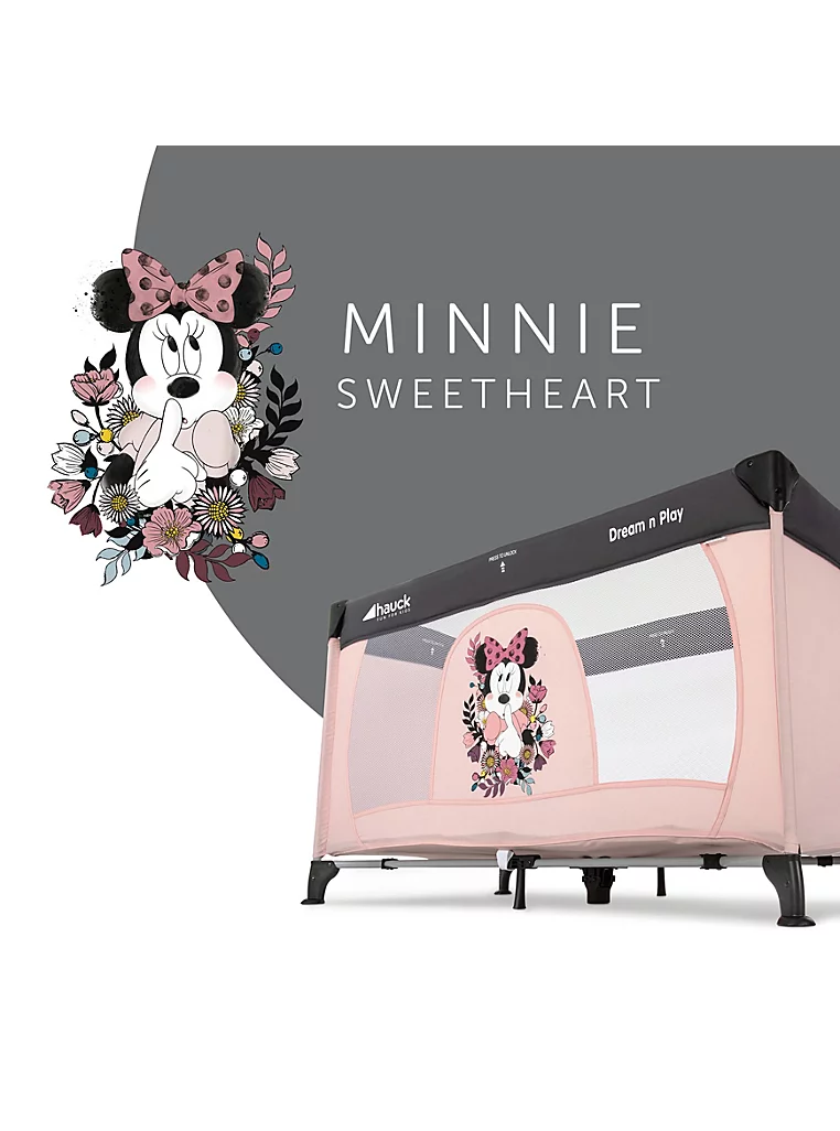 Krevat udhëtimi Hauck Disney Minnie Sweetheart Dream N Play