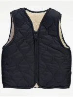 Pallto me kapuç, e kthyeshme 4-në-1, e veshur me fleece – ngjyrë gri