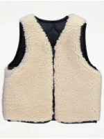 Pallto me kapuç, e kthyeshme 4-në-1, e veshur me fleece – ngjyrë gri