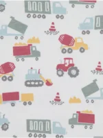 Pizhama me mëngë të gjata me kamion gërmues