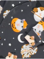 Tuta gjumi foshnje për Halloween me kavie – pjesë e setit familjar me dizajn të përbashkët