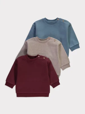 Bluza Sportive me Mbyllje me Kopsa në Supe – 3 Pako