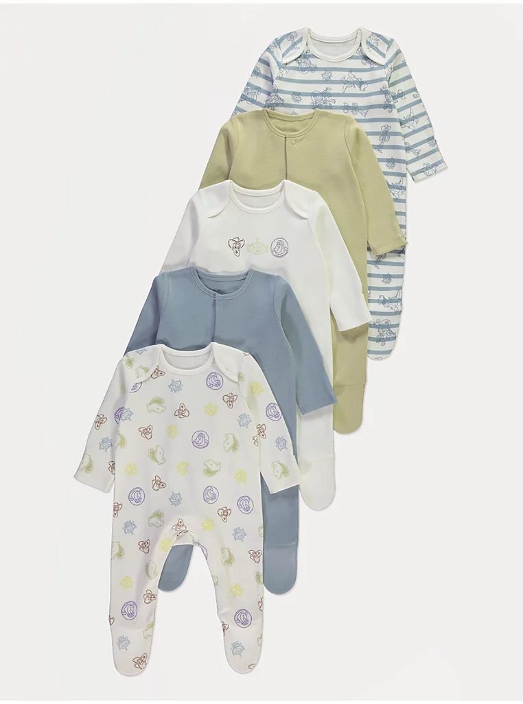 Pizhame të Gjatë me Mëngë për Foshnja