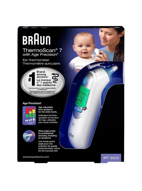 Braun ThermoScan 7 – Termometër Dixhital për Veshin
