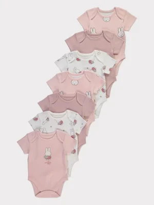 Pako me 7 benkica me mëngë të shkurtra, në ngjyrë rozë blush me Miffy