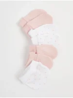 Set me 4 palë doreza kundër gërvishtjes, rozë me zemra