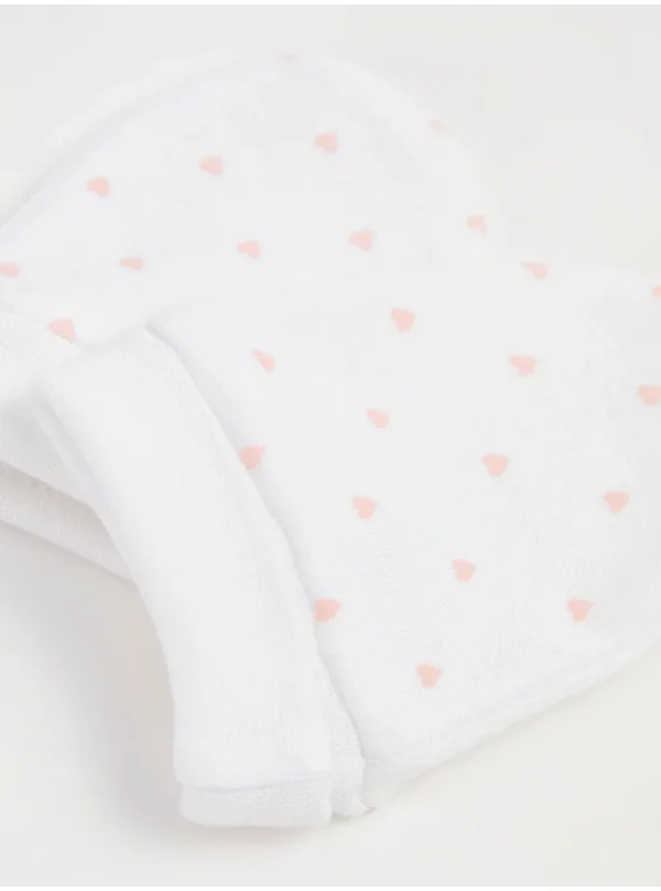 Set me 4 palë doreza kundër gërvishtjes, rozë me zemra