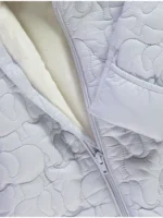 Xhup dimëror i qepur me grafikë elefanti – ngjyrë gri