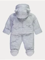 Xhup dimëror i qepur me grafikë elefanti – ngjyrë gri