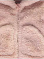 Xhaketë rozë me kapuç