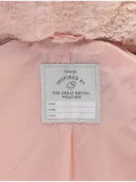 Xhaketë rozë me kapuç