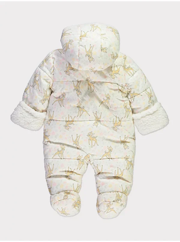 Xhup dëbore i mbushur, në ngjyrë krem, me kapuç – Disney Bambi