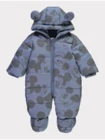 Xhup dimëror me kapuç – Disney, ngjyrë blu me Mickey Mouse