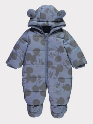 Xhup dimëror me kapuç – Disney, ngjyrë blu me Mickey Mouse