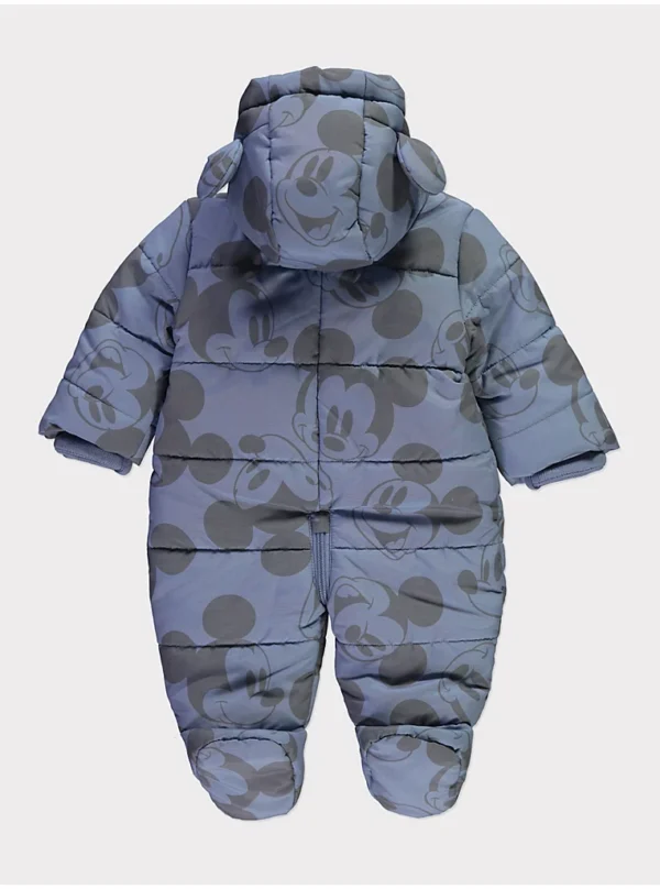 Xhup dimëror me kapuç – Disney, ngjyrë blu me Mickey Mouse