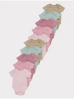 Benkica me Mëngë të Shkurtra në Ngjyrë Rozë – Paketë me 10 copë