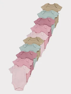 Benkica me Mëngë të Shkurtra në Ngjyrë Rozë – Paketë me 10 copë