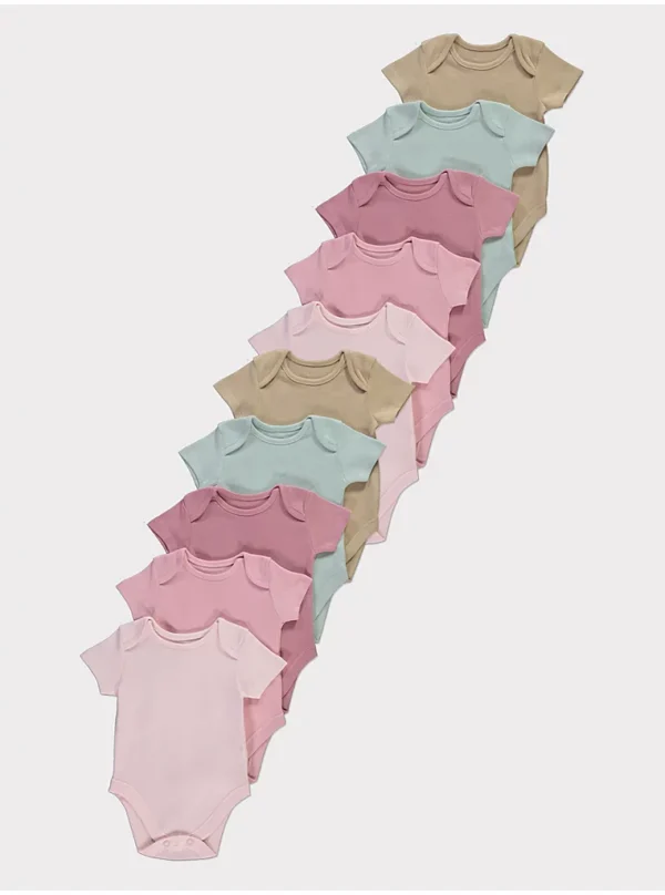 Benkica me Mëngë të Shkurtra në Ngjyrë Rozë – Paketë me 10 copë