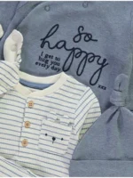 Set fillestar 5 copësh me rripa dhe slogan blu