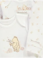 Set 2 copësh Winnie The Pooh: Bodysuit krem dhe pantallona