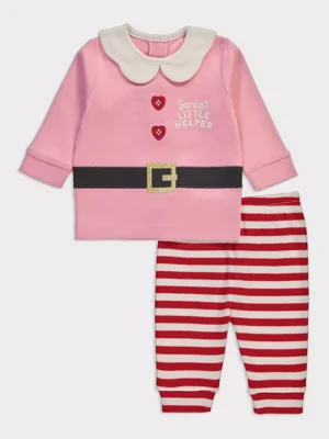 Pizhame Rozë me Mëngë të Gjata