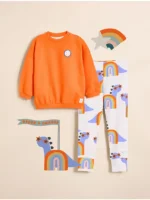 Set Little Angels: Bluze Smile dhe pantallona Dino