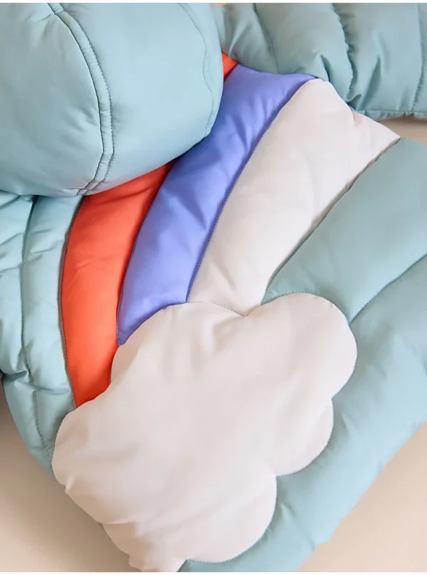 Jaknë e mbushur me pelush të brendshëm – Little Angels, me grafikë ylli fluturues