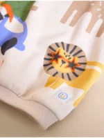 Set me pulovër dhe leggins me kafshë për Krishtlindje, Little Angels