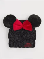 Kapelë e zezë me pompon Disney Minnie Mouse