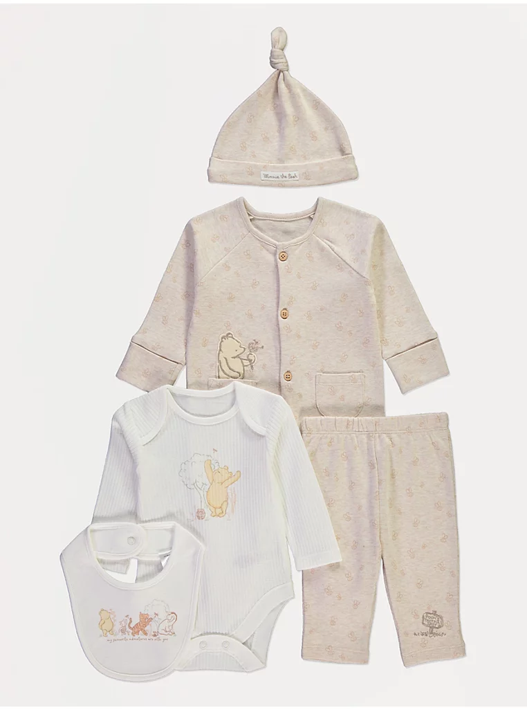 Set fillestar për bebe Disney Winnie The Pooh, 5 copë