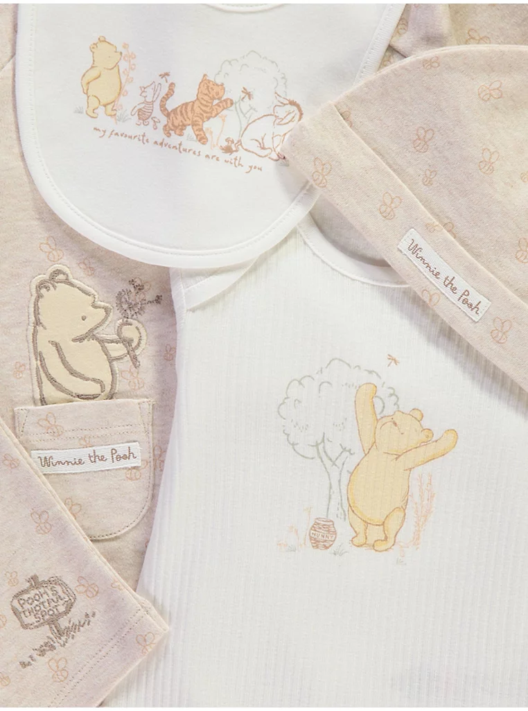 Set fillestar për bebe Disney Winnie The Pooh, 5 copë
