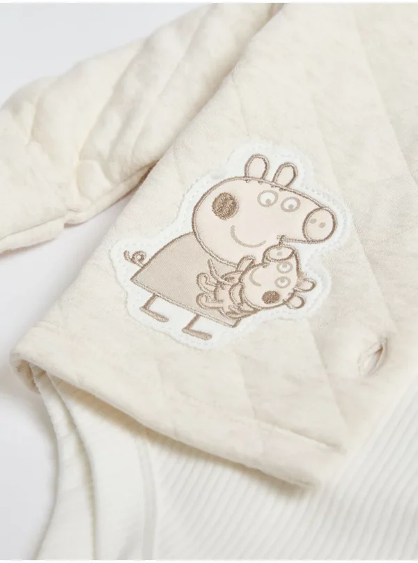 Veshje me bodysuit dhe pantallona me kardigan Peppa Pig