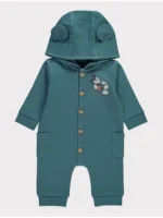 Veshje njëcopëshe me mëngë të gjelbra teal të Disney Mickey