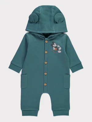Veshje  njëcopëshe me mëngë të gjelbra teal të Disney Mickey