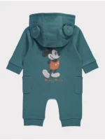 Veshje njëcopëshe me mëngë të gjelbra teal të Disney Mickey