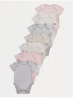 Benkica me Mëngë të Shkurtra me Print “Leopard” – Paketë me 7 copë